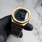 ROSE GOLD ALL BLACK FACE CASIOAK - GA-2100